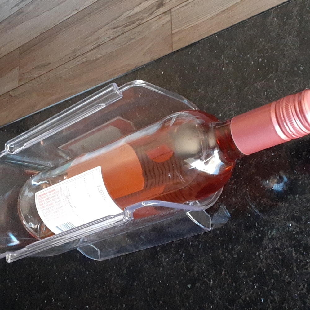 2/$12 plastic wine holder for the fridge